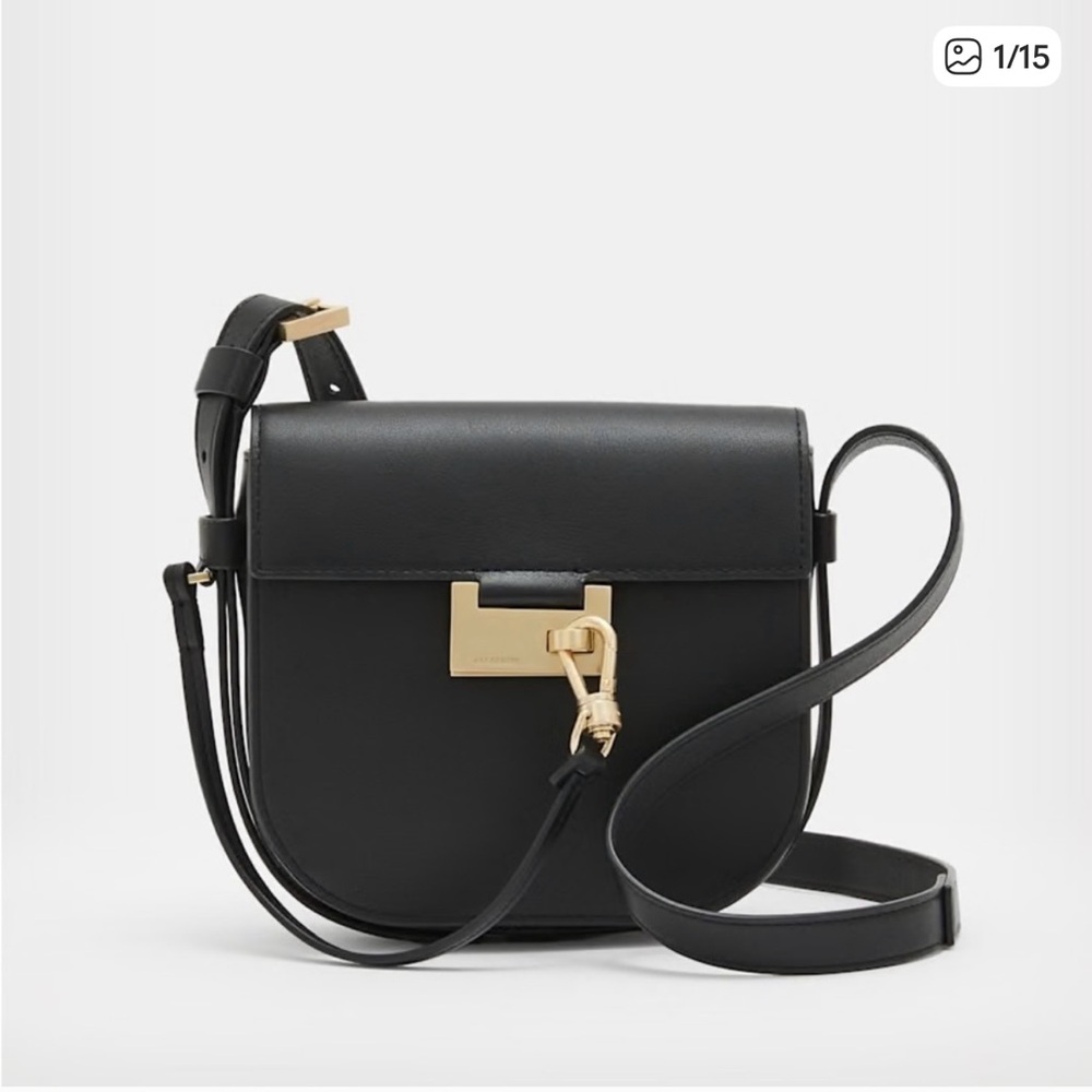 All Saints Ida Leather Crossbody Bag